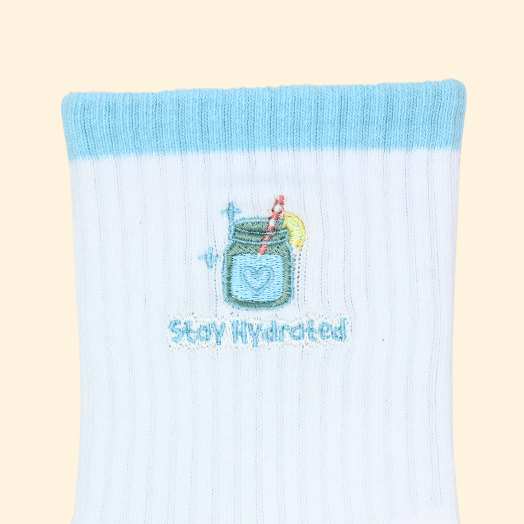 Glow Co Grip Sock – Stay Hydrated 💧