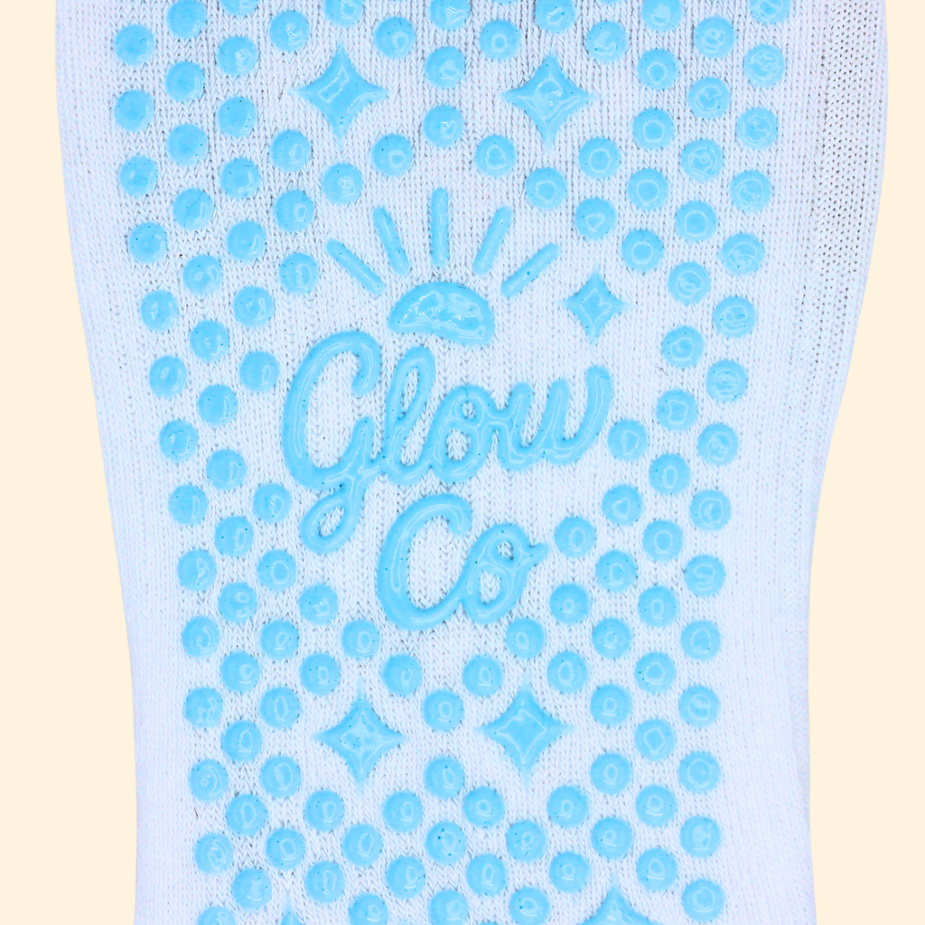 Glow Co Grip Sock – Stay Hydrated 💧