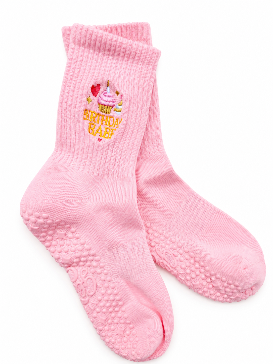 Birthday Babe Grip Socks